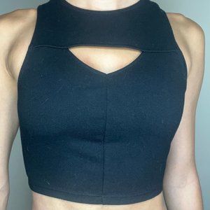 Zara~ Cut out crop top